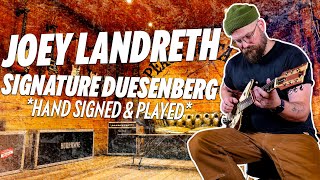 Video thumbnail for Joey Landreth Plays & Signs His Signature Duesenberg | S/N: 251139 by Peach Guitars