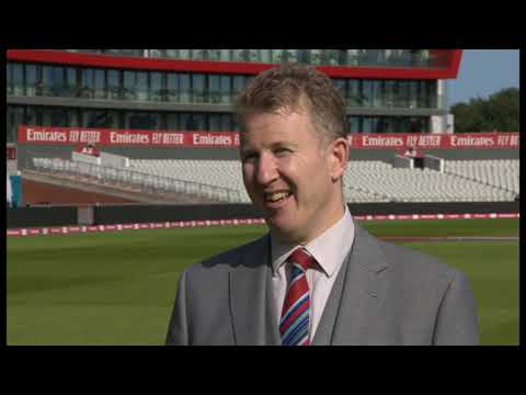 BBC North West Tonight piece with Lancashire Cricket CEO Daniel Gidney