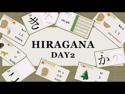 Japanese for beginners: Learning Hiragana 10 day challenge Day2