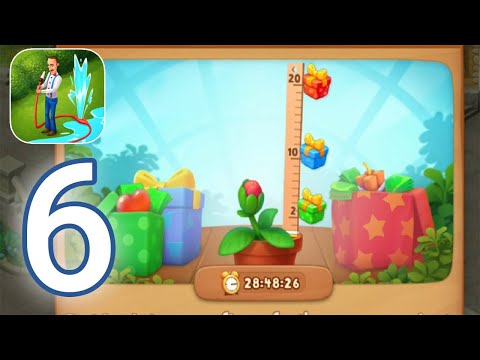 Gardenscapes - Gameplay Walkthrough Part 6 - Day 2 Level 17 - 19 Completed (iOS, Android)