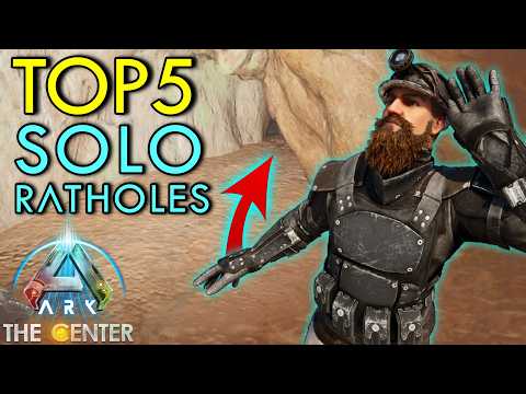 TOP 5 Best SOLO Ratholes that I found on the Center Map - ARK: Survival Ascended