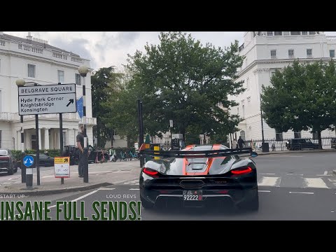 CRAZY $4M KOENIGSEGG JESKO ATTACK DESTROYS LONDON! *INSANE LOUD ACCELERATIONS & REACTIONS!*