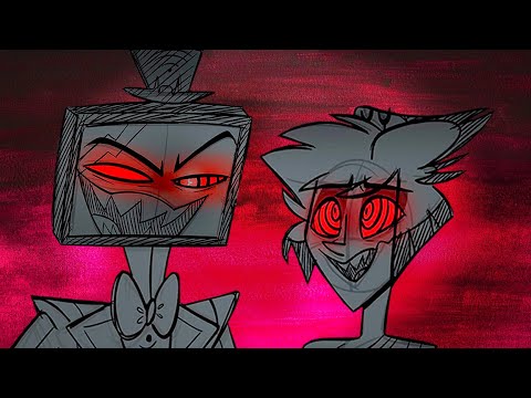 FORGOTTEN | PART 1 - ALASTOR VS VOX (Hazbin Hotel Comic Dub)