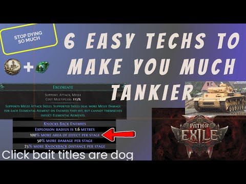 6 Techs to STOP DYING (no BS!) and get Tankier in Path of Exile 2