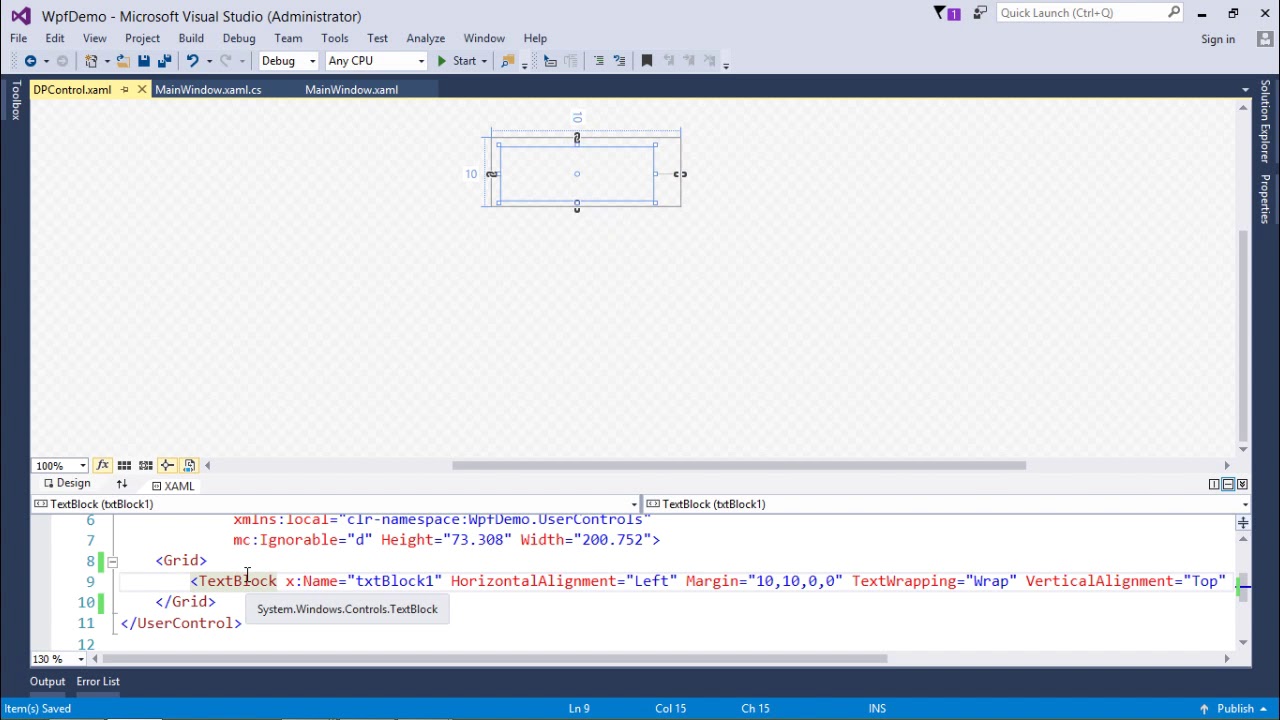 WPF - Dependency Properties