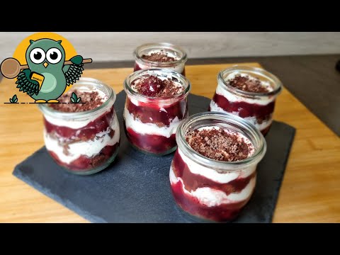 meine Schwarzwälder-Kirschtorte | Dessert im Glas Thermomix® ♥️ 𝑲𝒐𝒄𝒉𝑬𝒖𝒍𝒆