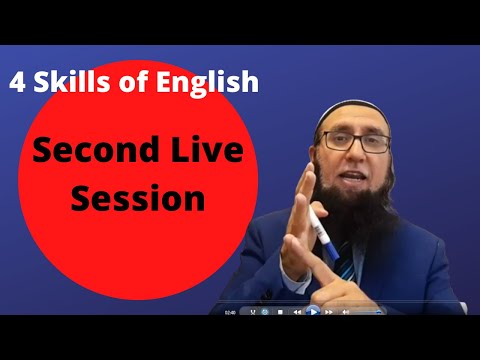 2nd Live session about 4 skills of English