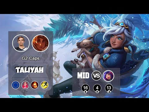 G2 CAPS INSANE TALIYAH VS NEEKO MID | LOL | S9 EUW Challenger - Full Gameplay