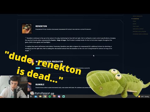 Caedrel react to League patch 11.18