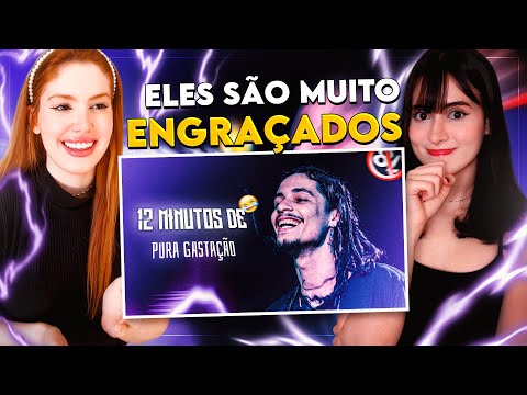REACT | 12 MINUTOS DE PURA GASTAÇÃO! 😂| CR Reacts
