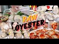 Satisfying Creamy Seafood Bites Giant Raw Oyster Mukbang ASMR