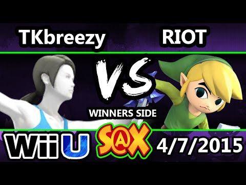 S@X - Riot (Toon Link) Vs. VGBC | TKbreezy (WFT) SSB4 Tournament - Smash Wii U - Smash 4