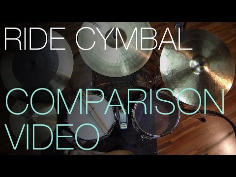 Sabian Ride Cymbal Comparison by Troy Wright