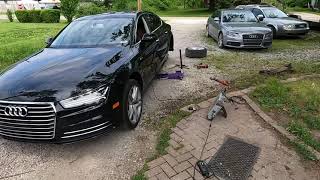 C7 Rear Brakes A7 A6 supercharged 3.0t Quattro Brembo Pads Rotors EPB Electronic Parking A8 Audi VW