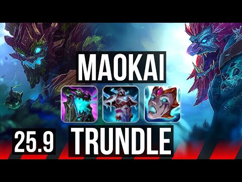 MAOKAI vs TRUNDLE (TOP) | EUW Master | 25.9
