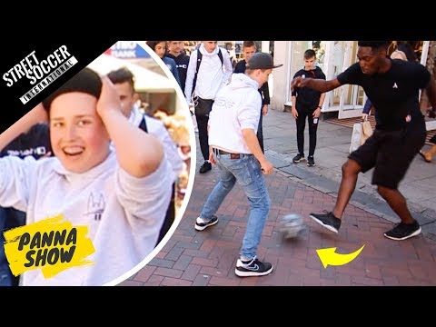 Fun Canterbury Panna Challenge and CRAZY REACTIONS! | PANNA SHOW | Street Soccer International