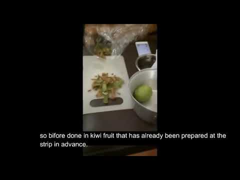 the process of making kiwi choc 🍴  NOVIA, HARTIAN, ADIB, ANITA, SHELA.