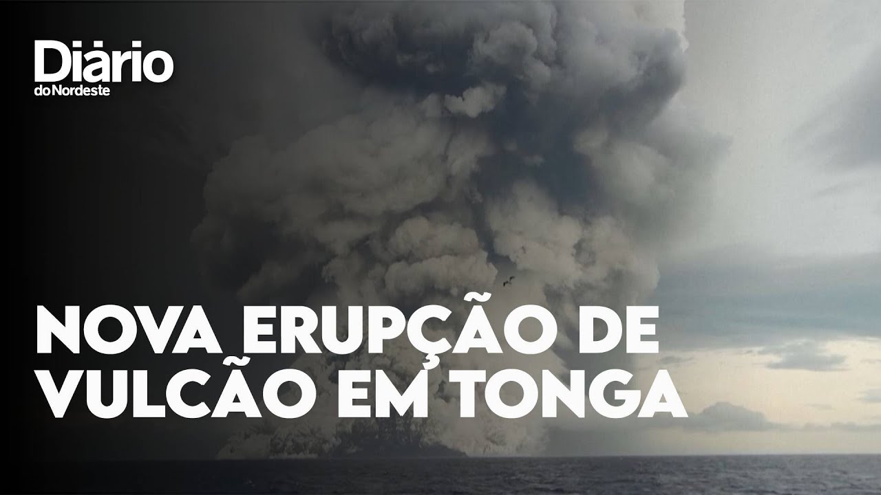 Imagem da notícia Vídeos mostram nova 'grande erupção' de vulcão em Tonga, no Pacífico