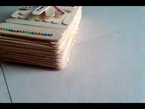 How too make Ice Cream Sticks Box (hand made) Dilpreet...