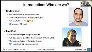 Download the video "SwiftUI Architectures: Building maintainable Apps with Declarative UI"