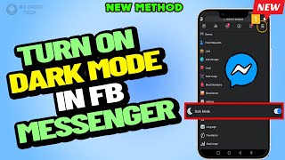 How to Turn on Dark Mode in Facebook Messenger 2024 | Enable FB Dark mode
