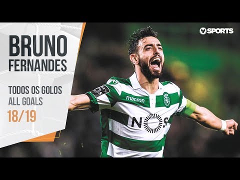 Bruno Fernandes: All Goals (Portuguese League 18/19)