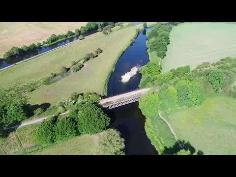 Horbury Bridge and River Calder and Slazengers 3