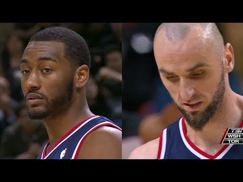 2014.02.27 - John Wall & Marcin Gortat Full Combined Highlights at Raptors