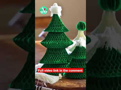 DIY Christmas tree from wool yarn thread shorts diychristmastree