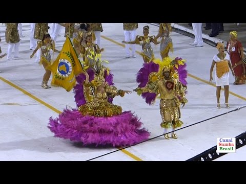 BRASIL - SANTOS - 1º CASAL DE MESTRE-SALA E PORTA-BANDEIRA - CARNAVAL 2017