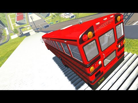 Stairs Jumps Down #1 - BeamNG Drive