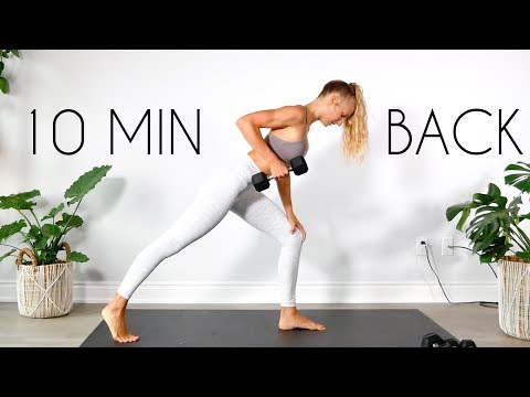 10 min Intense BACK WORKOUT (At Home & Apartment Friendly)