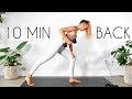 10 Min Intense BACK WORKOUT At Home Apartment Friendly