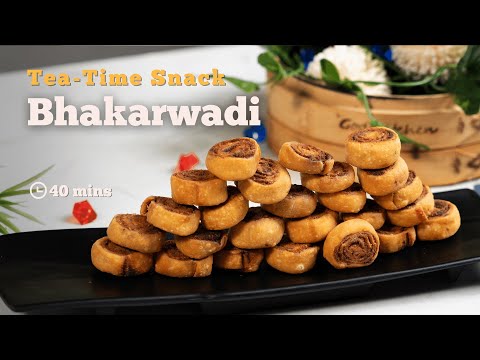 How to make crispy Bhakarwadi | Tea-Time Snack Recipes | Bhakarwadi | Cookd