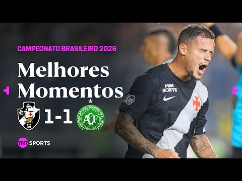 VASCO DA GAMA 1X1 CHAPECOENSE - MELHORES MOMENTOS - BRASILEIRÃO 2026