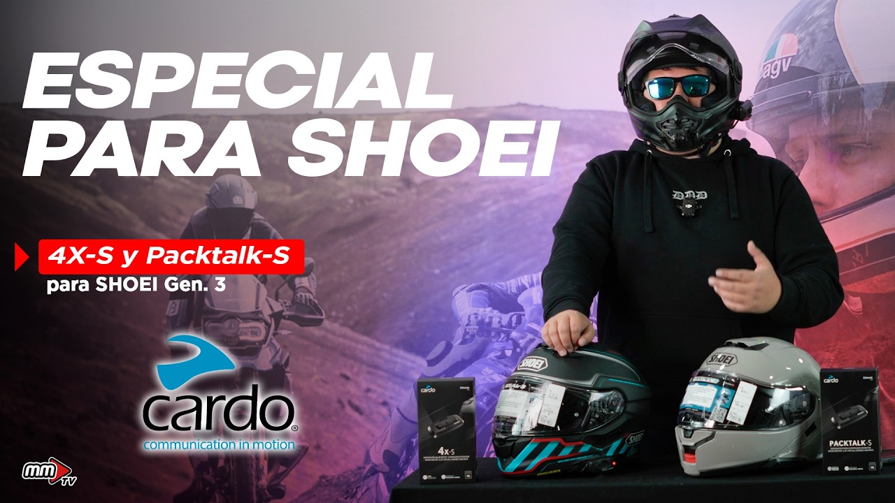 Cardo 4X-S para SHOEI Gen. 3