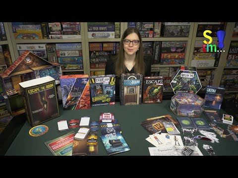 Genre in Focus 30 - SEVEN Escape/Exit Games Compared - Spring 2021 - Why not give it a try...!