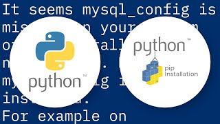 pip install mysql-python fails with EnvironmentError: mysql_config not found