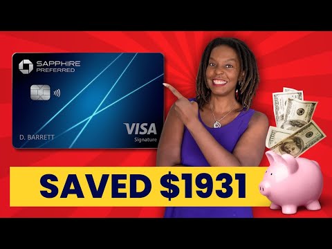 The BEST Travel Credit Card - This Card Saved Me $1931