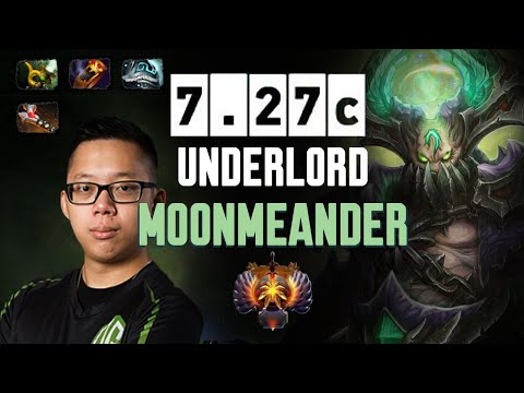 How to play Underlord in 7.27c offlane - Moonmeander Dota 2 Meta Replay
