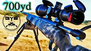 700yd Steel Shooting + visual "Bullet Trace"