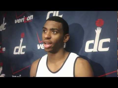 Hollis Thompson Interview after workout for Washington Wizards