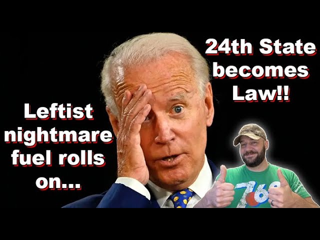 Gun Control takes ANOTHER hit!  We have a 24th Constitutional Carry State! While #25 is moving close