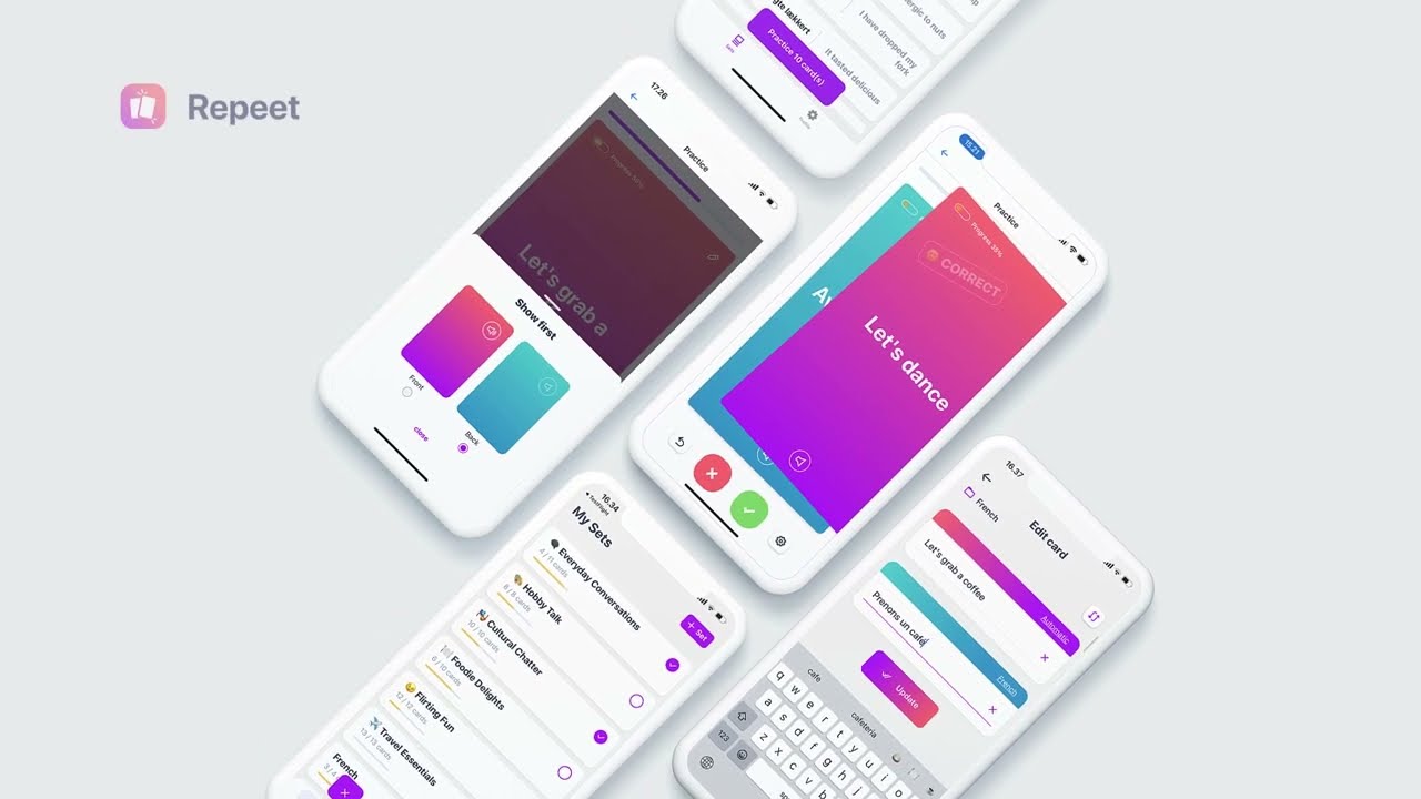 Repeet video preview