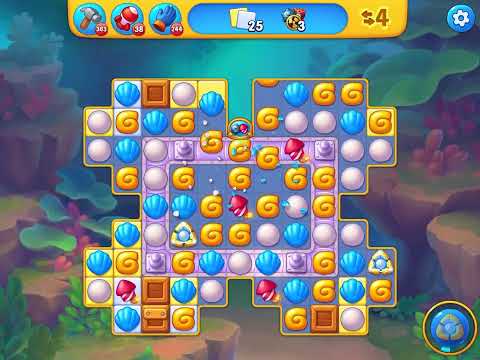 Fishdom level 5843 no boosters フィッシュダム ノーマル [Friend's]