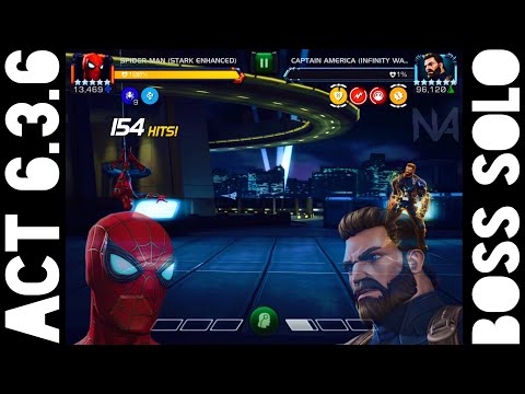 Spider-Man (Stark Enhanced) Perfect Solos Act 6.3 Captain America Infinity War Boss