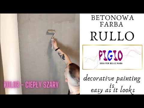 Instant concrete effect with Rullo paint from Pigio