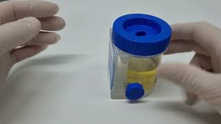 Screenclear urine drug test split cup