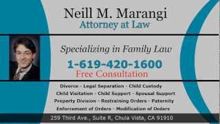 preview picture of video 'Neill Marangi - How to Divorce in California - San Diego and Chula Vista Divorce'