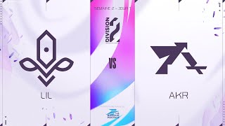 LFL Division2 Summer Split 2023 - W2D1 - LIL vs AKR